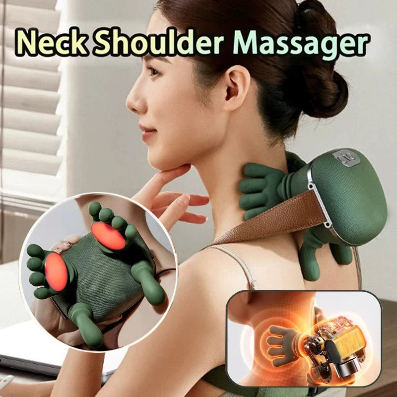 Neck Massager Back Shoulder Massager for Muscle Relax Multifunctional Neck And Shoulder Relaxing Massage Shawl  Massaging body