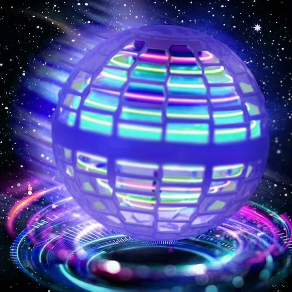 Flying Orb Boomerang Ball LED Lights Flying Spinner Drone Magic Ball Flying Ball Toy Luminous Toys Halloween Kids Birthday Gifts