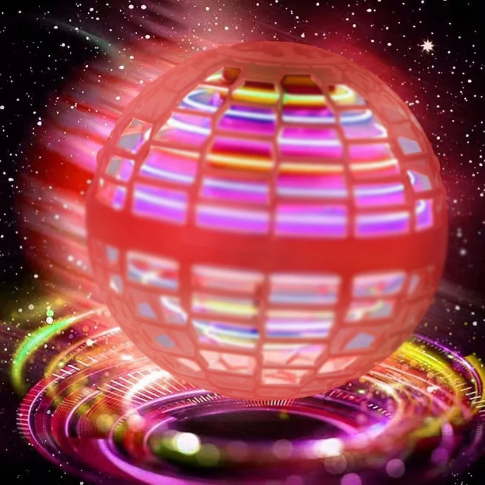 Flying Orb Boomerang Ball LED Lights Flying Spinner Drone Magic Ball Flying Ball Toy Luminous Toys Halloween Kids Birthday Gifts