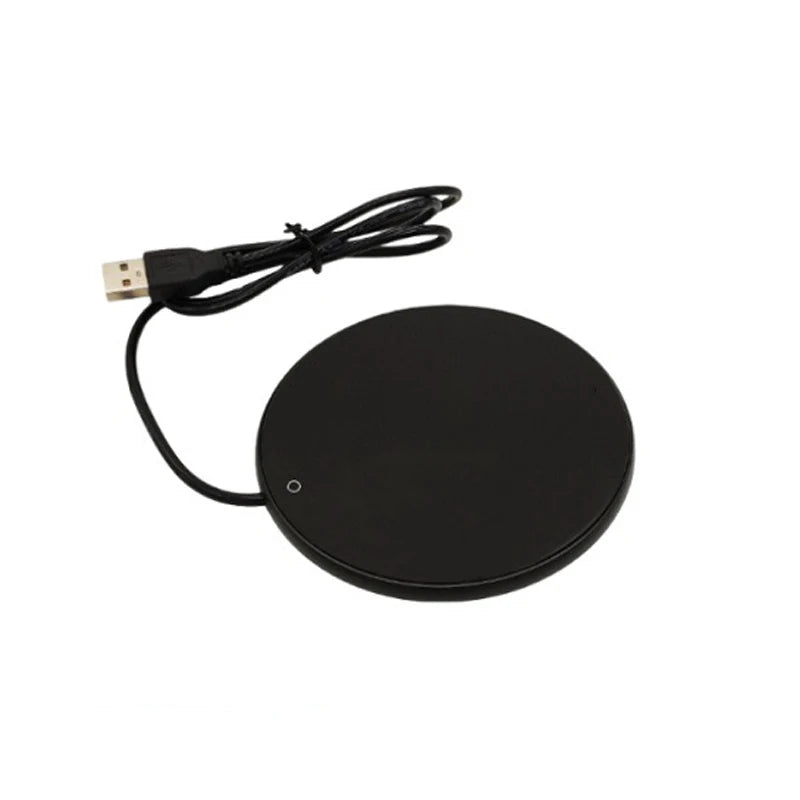 Mug Warmer Electric Cup Heater USB Coffee Milk Tea Water Heating Pad Smart Thermostatic Coasters for Home Office Desk Cup Warmer